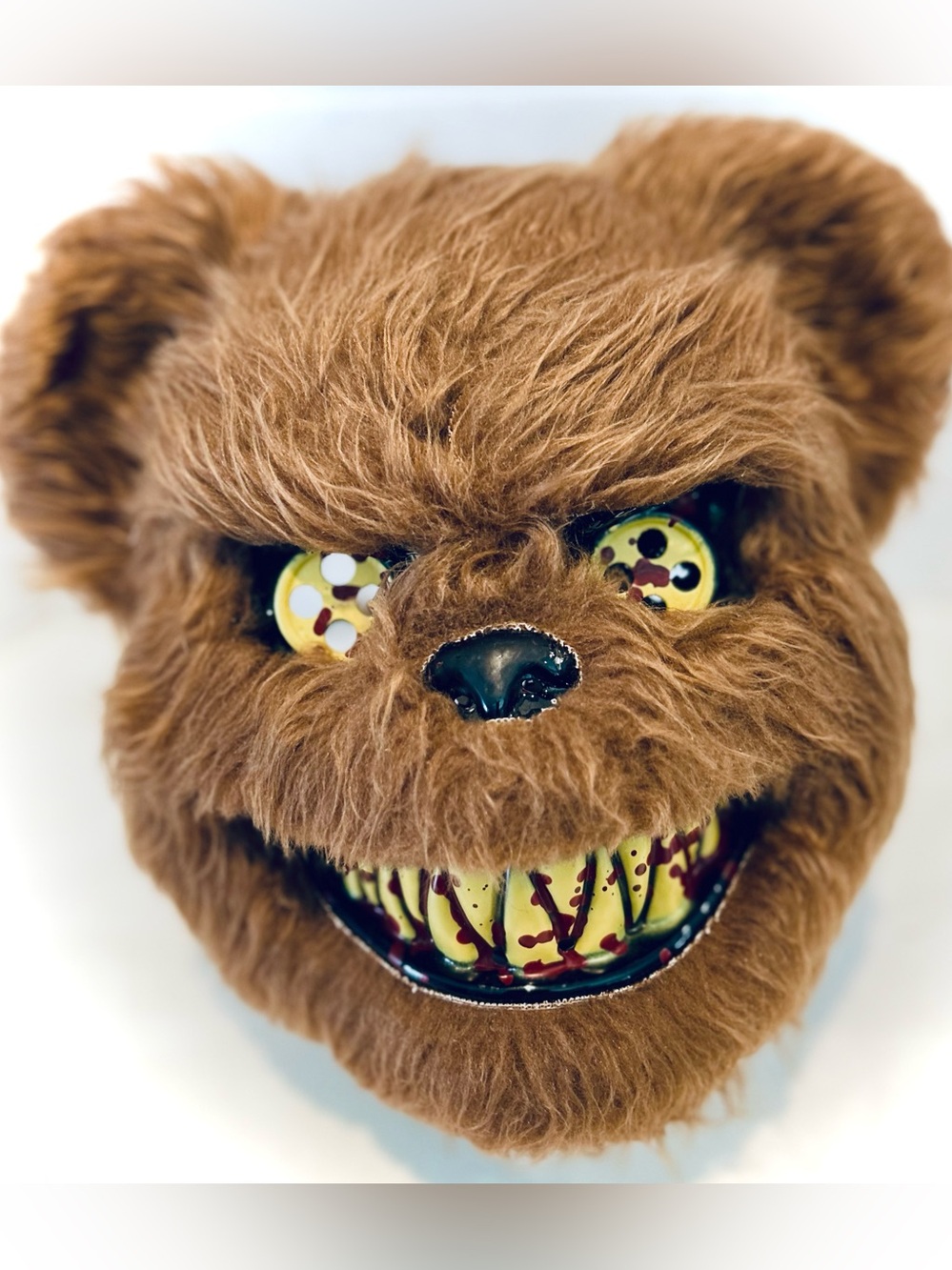 Zombie Psycho Killer Scary Teddy Bear Halloween Mask costume